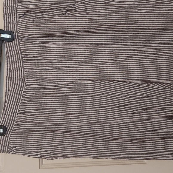 Old Navy High Waisted Striped Linen Blend Wide Leg Pants - Picture 2 of 14